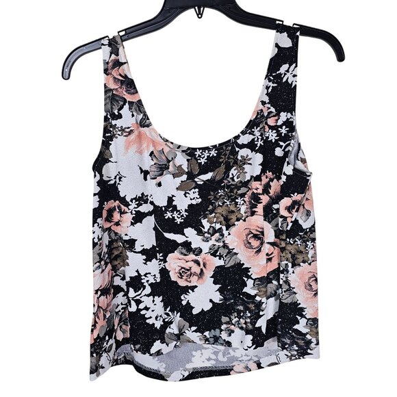 Alex Evenings Pink Floral Jacket 2 Piece Set 2X Glitter One Button Pleats Formal - Picture 12 of 12